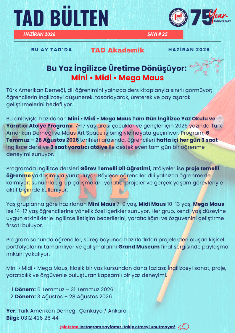 3- HAZİRAN TAD AKADEMİK